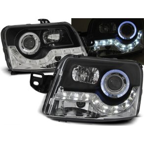 FIAT PANDA II. Forlygter Dayline Sort