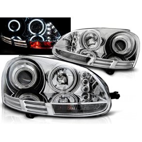 Golf 5 / Jetta Angel Eyes CCFL krom forlygter