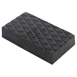 Gummiklodser til saxelifte - l: 220 x b: 130 x h: 40 mm - 4 stk.