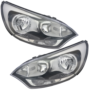 Kia Rio. Type UB. 2011-12.2016. Venstre og hjre forlygte i st. H7/H1