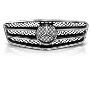 MERCEDES E-KLASSE W212. 2009-2013 AMG STYLE BLACK CHROME KLLERGITTER