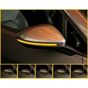 Audi A3 8V 2013-2018 Dynamiske LED sideblink lys til sidespejl
