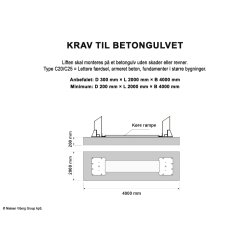 XL 2 Sjlet autolift 6000 kg fuldautomatisk hydraulisk lift