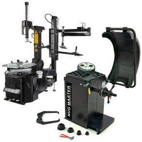 Dkmaskine med hjlpearm & afbalanceringsmaskine - P2