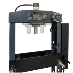 Vrkstedspresse 20T Bl med hnd og fodpumpe. (Professionel)