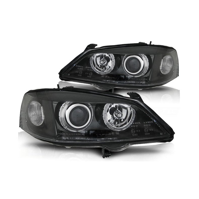 Astra G Angel eyes Sort forlygte st H1-H1 04.1998-03.2004