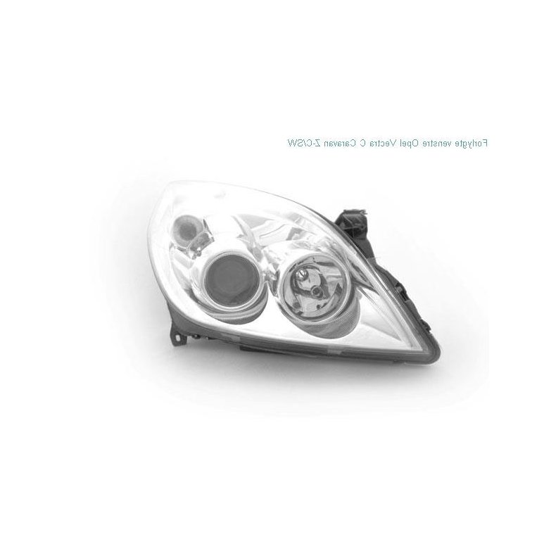 OPEL VECTRA C / SIGNUM. 08.2005 - Frem. Hjre Forlygte Krom Model  H7/H1