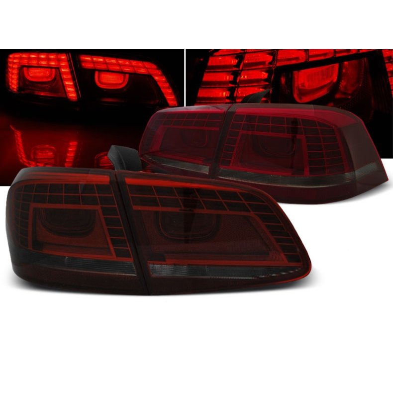 Passat 3C B7 Sedan. LED Baglygter Mrk/Klar