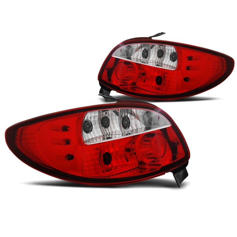 Peugeot 206 Klare/Rd baglygtest 09.1998-2006