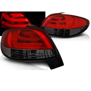 Peugeot 206. Light Tube LED Baglygter Rd/Mrk
