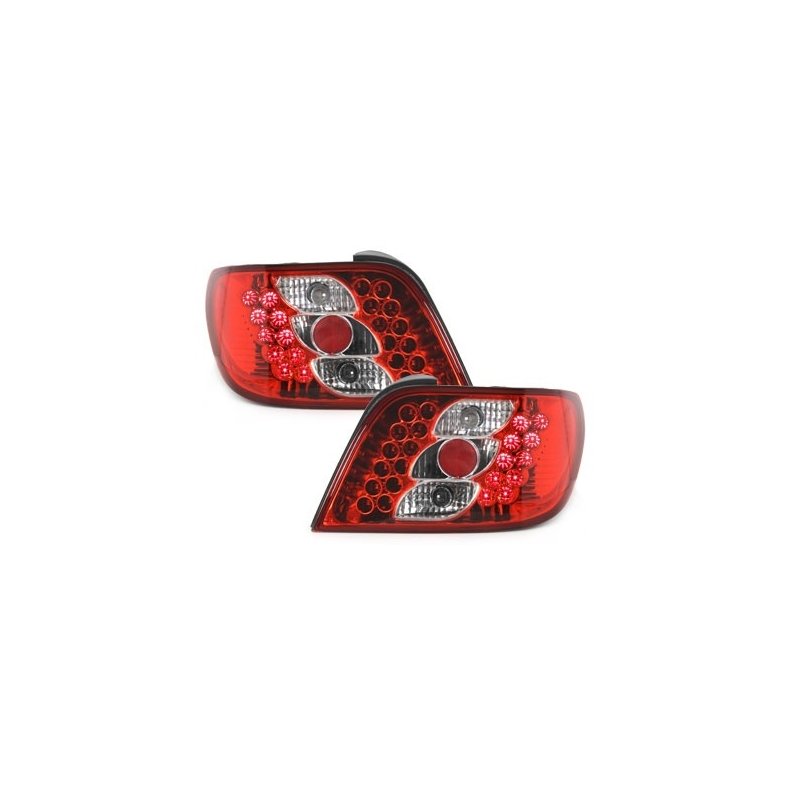 Citroen Xsara. 1997-2000<br>LED Baglygtest Klar/Rd