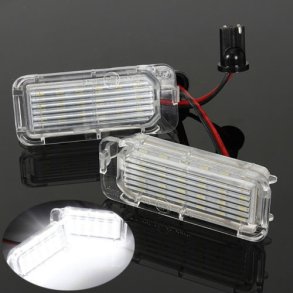 FORD FOCUS III 2011-Frem, Galaxy 2006-Frem, MONDEO 2007-Frem, FIESTA MK7 2008-Frem  LED Nummerpladelys 2 stk.
