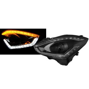 SUZUKI SWIFT VI 2017- Sorte Forlygter, Light Tube & Dynamisk LED Blinklys H9