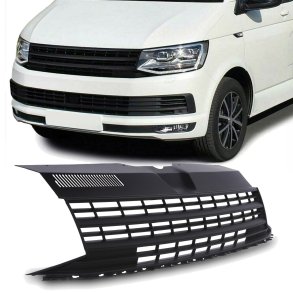VW T6, 2015-2019 Klergitter uden emblem, sort