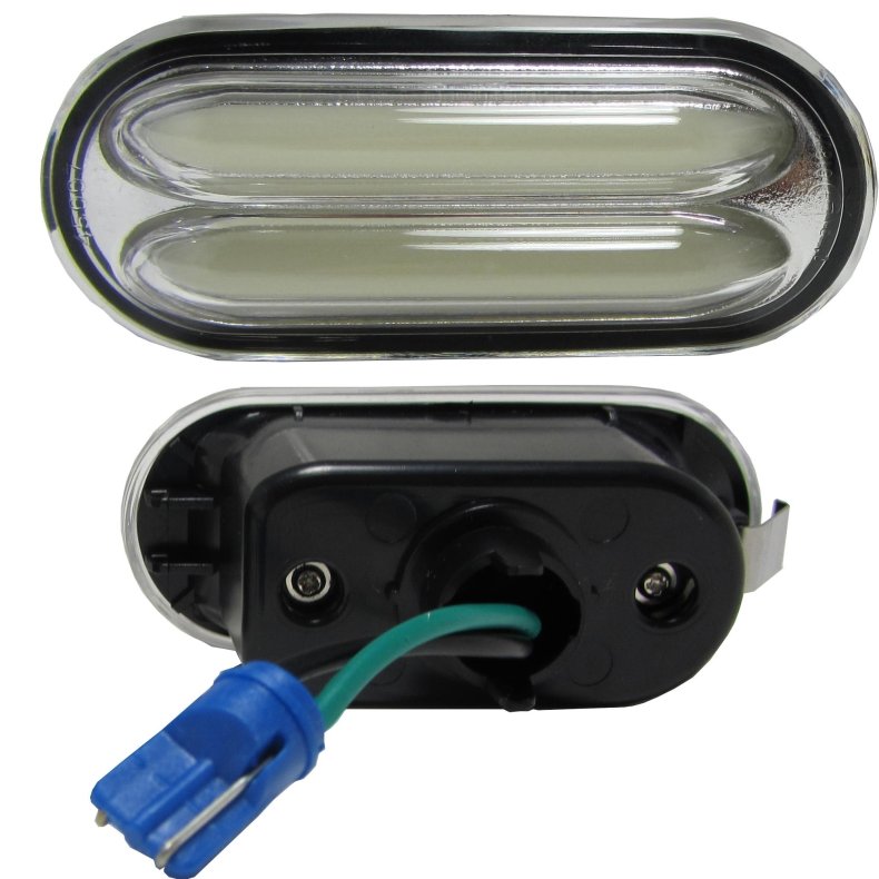 Ford - Seat - VW LED sidblink Klar Oval  