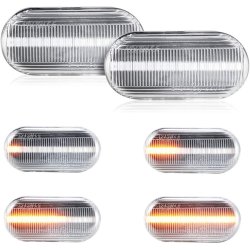 VAG Dynamiske LED sideblink lys Klar model (st med to stk)