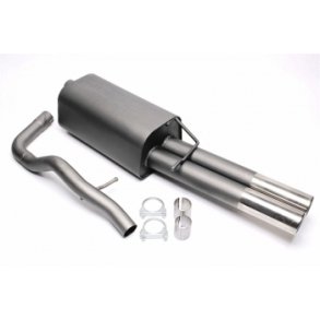 VW Bora Sedan. 1.4 / 1.6 / 1.8 / 1.8T / 1.9TDI / 2.0 / 2.3 V5. Sports bagpotte 2x76mm.<br>08.1996 -06.2003