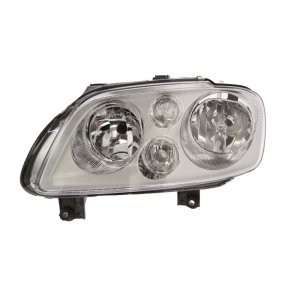 VW Caddy 2004-08.2010 & Touran. 2003-10.2006<br>Forlygte H7/H7 Venstre. Headlamp Left.