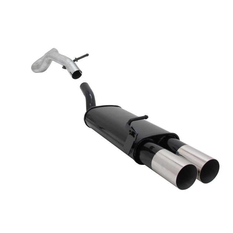 Audi A3 / Leon I / Golf 4. 1.4 / 1.6 / 1.8 / 1.8T / 1.9TDI / 2.0 / 2.3 V5. Sports bagpotte 2x90mm Lige afgang. 08.1996 -06.2003