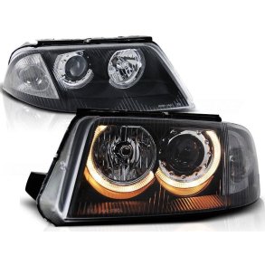 Passat Angel eyes sort forlygtest H7+H7. 10.2000-03.2005