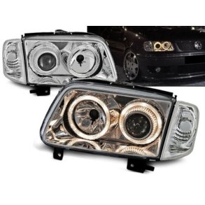 Polo 6N/2 Angel eyes Klare forlygtest H7+H7 10.1999-12.2001