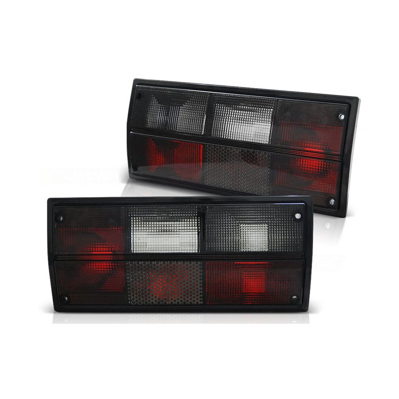 VW T2 T3 1979-1992. Sort rgfarvet baglygte st E-Mrket 