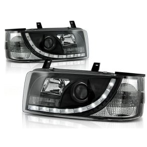 VW-T4 (kort front) LED Dayline Black forlygtest H1-H1 1990-07.2003