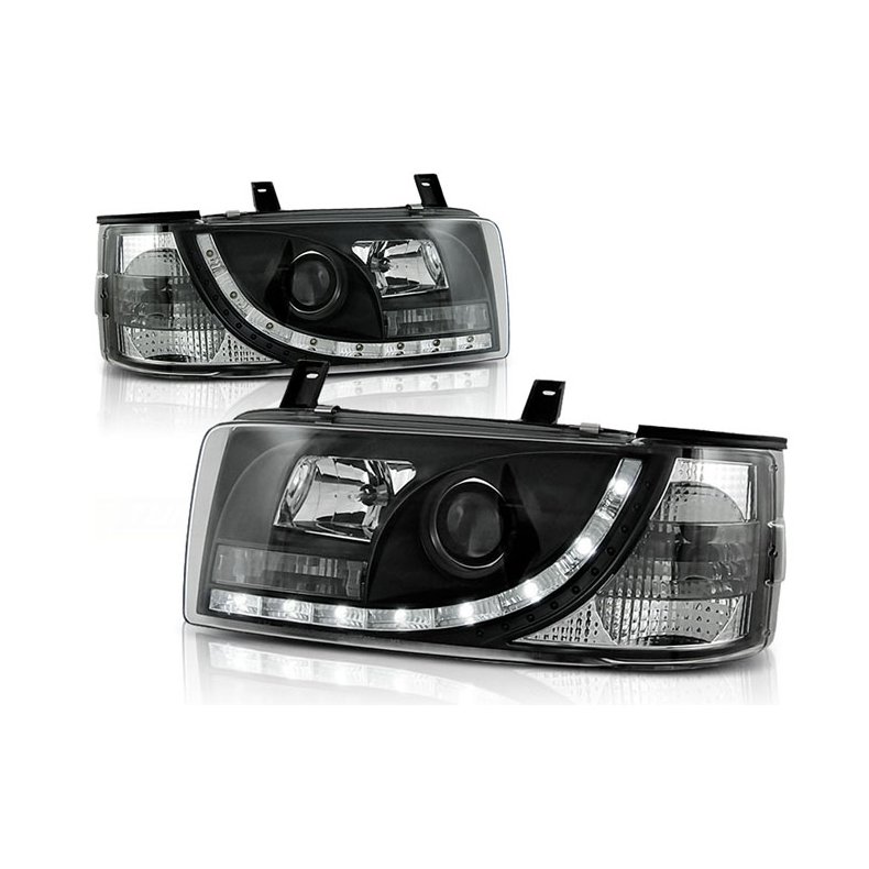 VW-T4 (kort front) LED Dayline Black forlygtest H1-H1 1990-07.2003