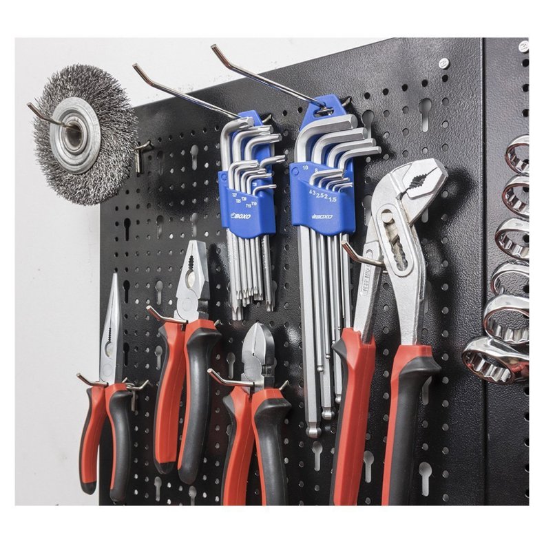 Vrktjstavle 52 dele. Plade til vrktj 400x595x25 mm. Plade til plukkasser 300x595x25 mm.