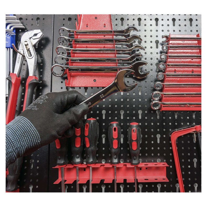 Vrktjstavle 52 dele. Plade til vrktj 400x595x25 mm. Plade til plukkasser 300x595x25 mm.