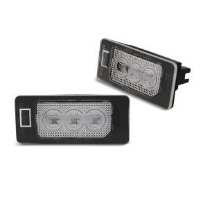 VAG LED Nummerpladelys 2 stk.<br>TIL BILER MED CANBUS 