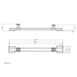 Adapter s�t til 4WD til brug p� sakselift 