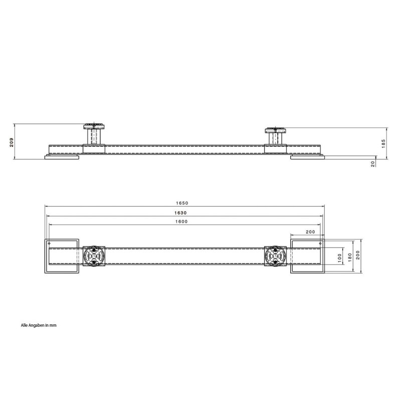 Adapter s�t til 4WD til brug p� sakselift 