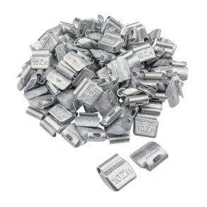 Slv afbalancerings bankeklods til stlflg 100 stk a 10g