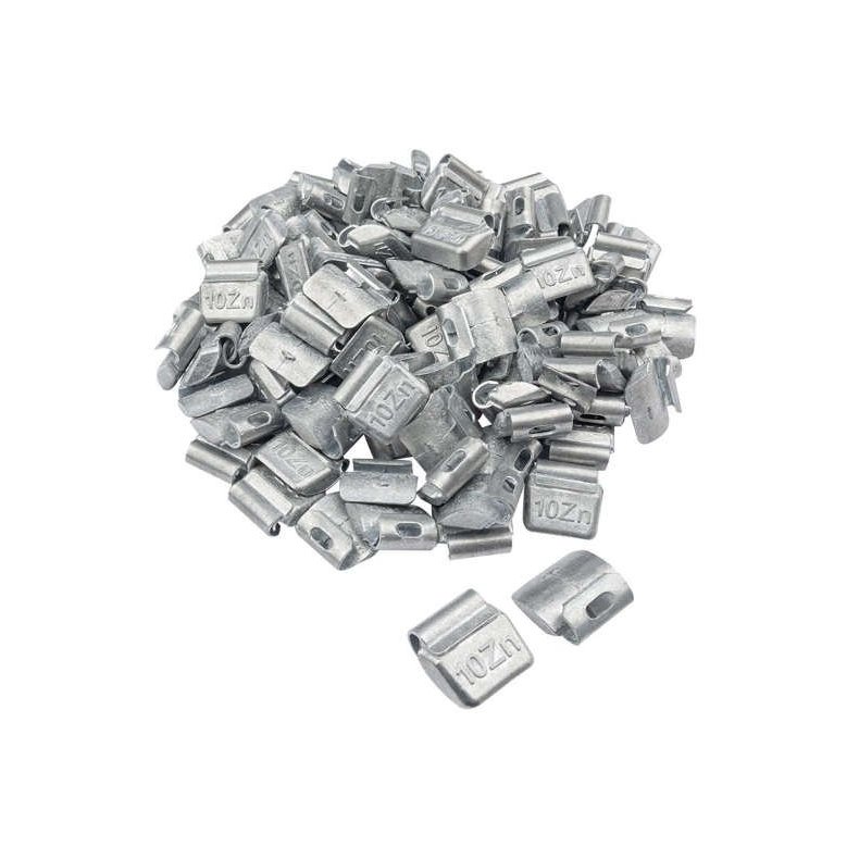 Slv afbalancerings bankeklods til stlflg 100 stk a 10g