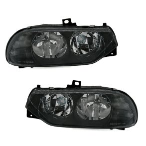 Alfa 156. GTV Sort forlygte st H7/H1. 09.1997-08.2003