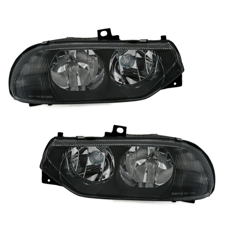 Alfa 156. GTV Sort forlygte st H7/H1. 09.1997-08.2003