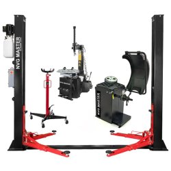 Autolift, d�kmaskine, afbalanceringsmaskine &amp; gearkassel�fter