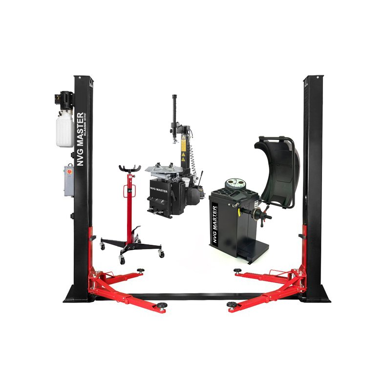 Autolift, dkmaskine, afbalanceringsmaskine &amp; gearkasselfter
