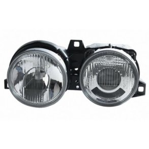 BMW E30. Fra 09.1988- Frem Standard Forlygte komplet Super-DE/H1 venstre