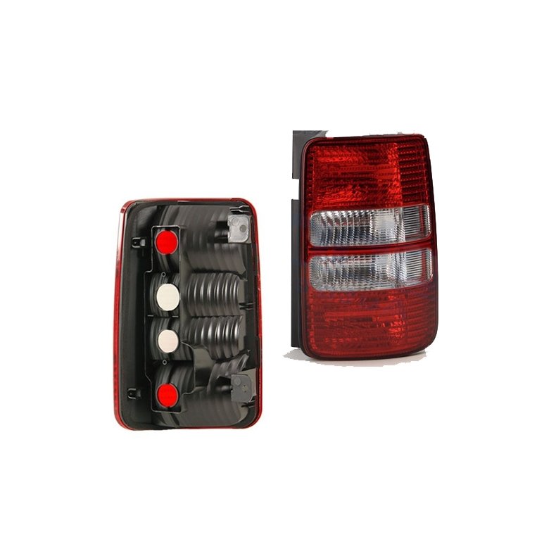 Caddy. Hjre baglygte (Model med bagklap) 09.2010-Frem