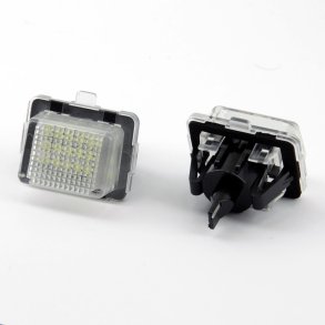 MERCEDES W204, W212,C216, C207, W221 12+,  LED Nummerpladelys 2 stk.