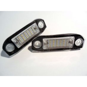 VOLVO C30 / S40 / V50 / S60 / V70 / S80 / CX60 / CX70 / CX90 LED LED Nummerpladelys 2 stk.