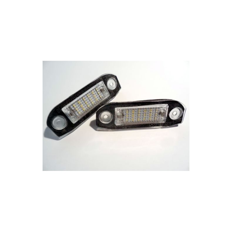 VOLVO C30 / S40 / V50 / S60 / V70 / S80 / CX60 / CX70 / CX90 LED LED Nummerpladelys 2 stk.