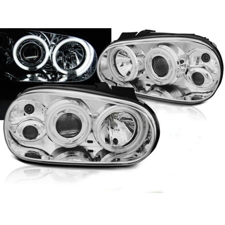 Golf IV RS Angel eyes Klar forlygtest H7-H1-H3 (m/tgelys) 09.1997-2004