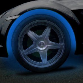 Undervognslys med LED (dioder) i fleksibel dioderr. I god kvalitet og 100%<br>vandtt. De kraftige dioder giver et mere klart lys en de sdvanlige neonrr.