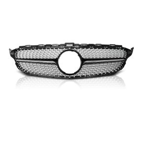 MERCEDES C-KLASSE W205 14-FREM. C450 AMG STYLE CHROME - BLACK KLLERGITTER