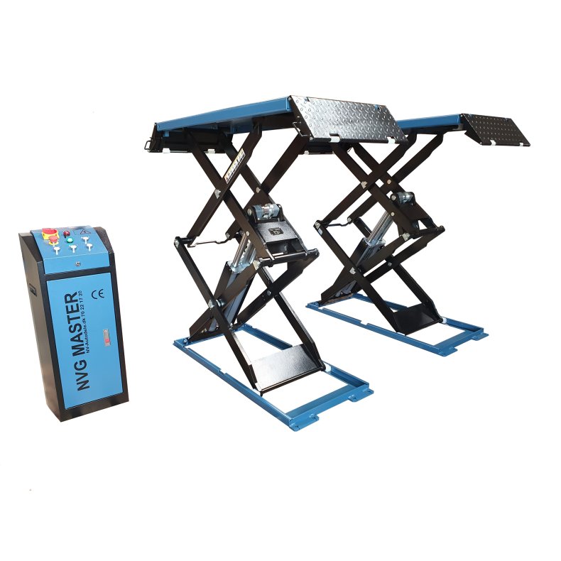 Autolift Sakselift til gulvmontering 3000 kg lftehjde 1830 mm