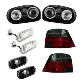 VW Golf IV Komplet lygtest sort model 