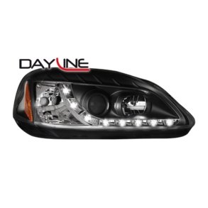 HONDA CIVIC VII. Dayline Sort Forlygtest, XENON-Optik-Linse H1. 1999-2002